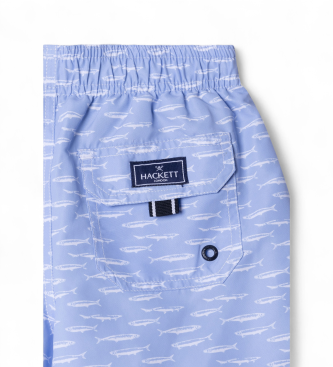 Hackett London Costume da bagno blu Sardines Kids