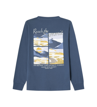 Hackett London Landskabs-T-shirt bl