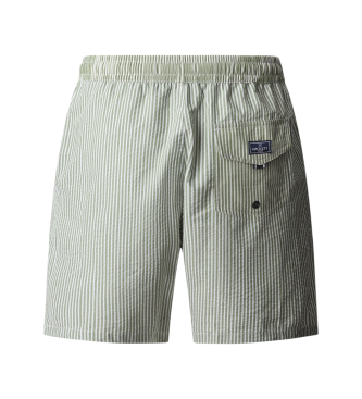 Hackett London Seersucker Elastisch zwempak groen