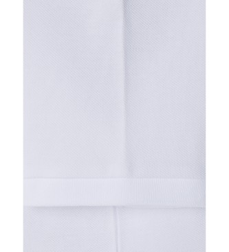 Hackett London Polo Seersucker Optic blanc