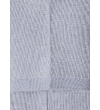 Hackett London Polo en seersucker bleu clair