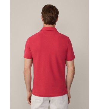 Hackett London Selvedge rood poloshirt