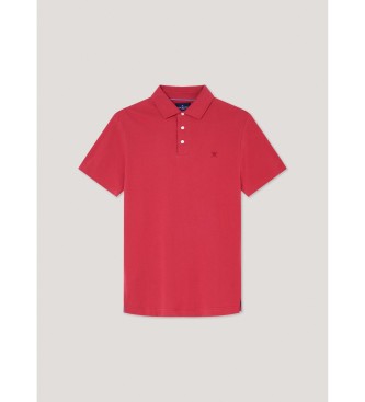 Hackett London Selvedge rood poloshirt