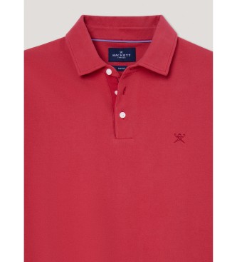 Hackett London Selvedge rood poloshirt