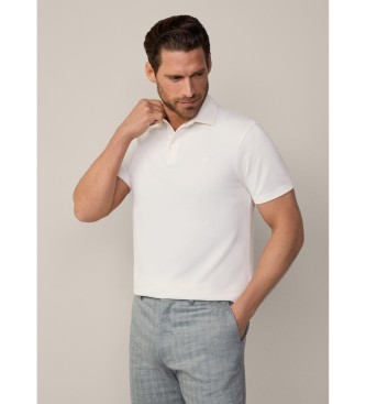 Hackett London Polo Selvedge blanco