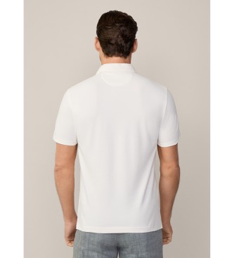 Hackett London Polo Selvedge blanco