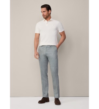 Hackett London Polo Selvedge blanco