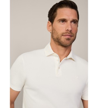 Hackett London Polo Selvedge blanco