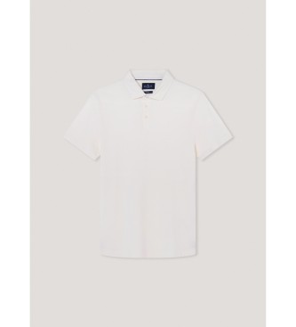 Hackett London Polo Selvedge blanco