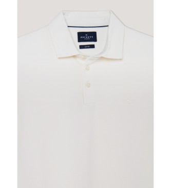 Hackett London Polo Selvedge blanco