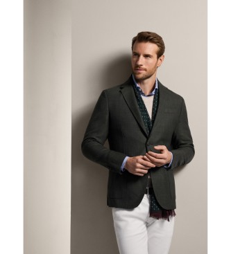 Hackett London Jakke med semi-plain struktur grn