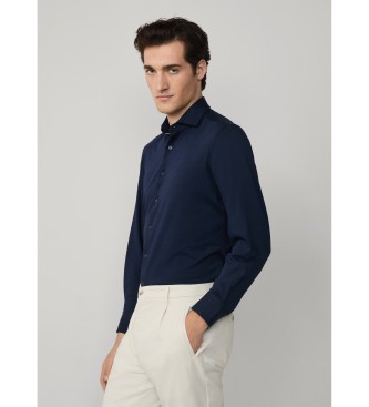 Hackett London Chemise marine simple
