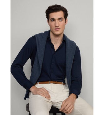 Hackett London Chemise marine simple