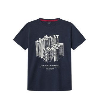 Hackett London Skycraper marinbl T-shirt