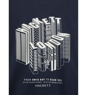 Hackett London Skycraper marinbl T-shirt