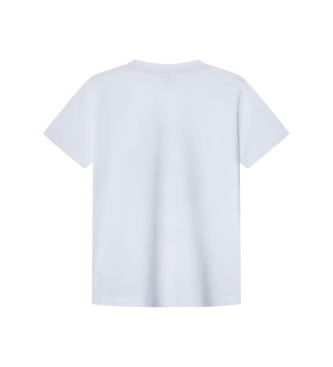 Hackett London T-shirt Skycraper branca