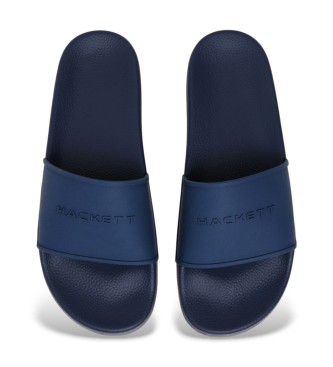 Hackett London Slider flip flops Pier blue