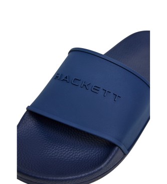 Hackett London Slider flip flops Pier blue