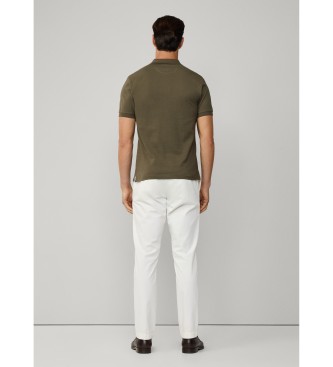 Hackett London Polo Logo Slim Fit groen