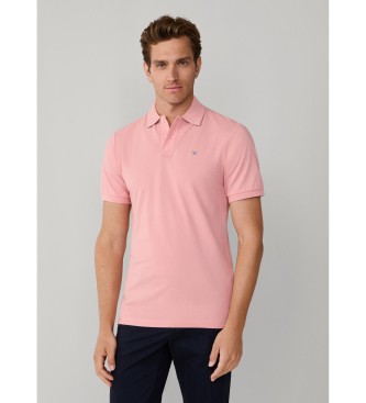 Hackett London Polo piqu� fit slim rosa