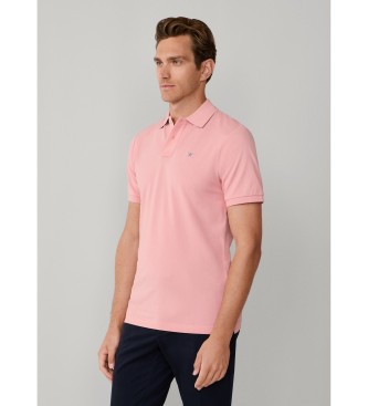 Hackett London Polo piqu� fit slim rosa