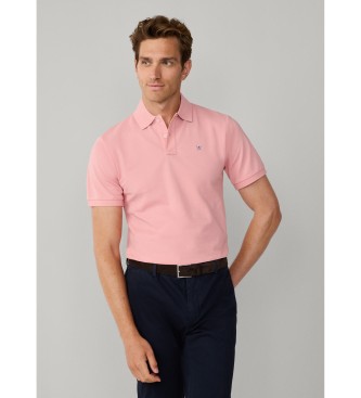 Hackett London Polo piqu� fit slim rosa