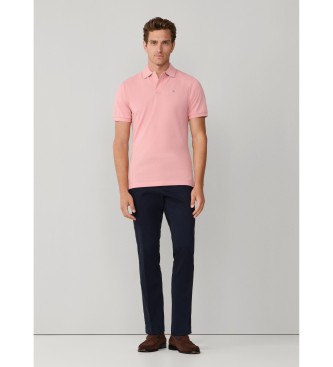 Hackett London Polo piqu� fit slim rosa