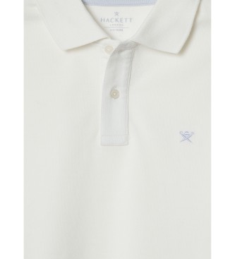 Hackett London Polo com logtipo pequeno branco
