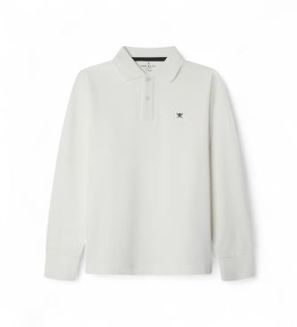 Hackett London Polo com logtipo pequeno branco