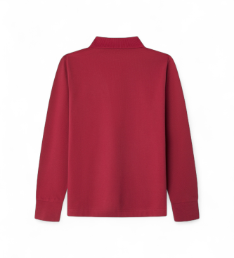 Hackett London Polo Klein Logo rot