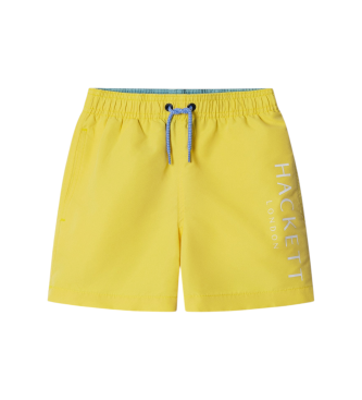 Hackett London Fato de banho s�lido amarelo
