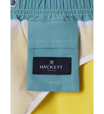 Hackett London Fato de banho s�lido amarelo
