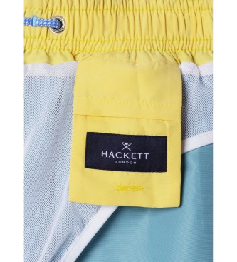 Hackett London Solid blue swimming costume