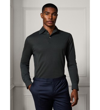 Hackett London Polo in seta verde