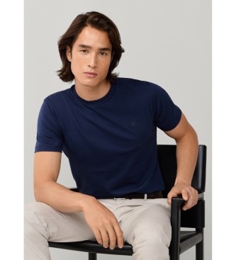 Hackett London T-shirt with navy classic fit logo