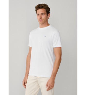 Hackett London T-shirt with classic fit logo white