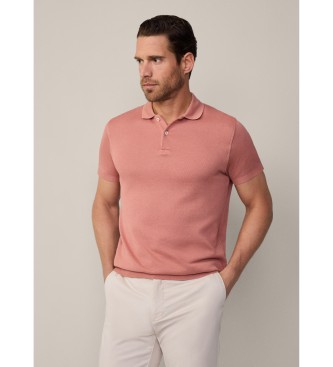 Hackett London Polo Stop Start pomarańczowy