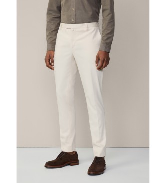 Hackett London Pantaloni elasticizzati bianchi