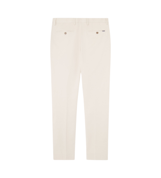 Hackett London Pantaloni elasticizzati bianchi