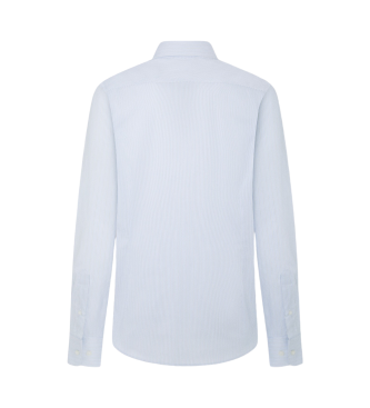 Hackett London Multi Stripe Stretch Shirt white