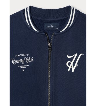 Hackett London Sudadera bomber Country marino
