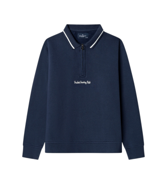 Hackett London Sweat-shirt Col marin