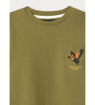 Hackett London Sweat Duck vert olive
