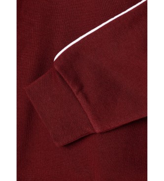Hackett London Burgundy H Logo Sweatshirt