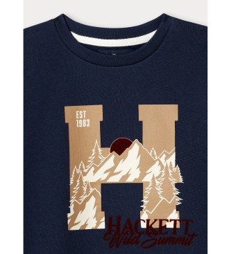 Hackett London Moletom H Mountain marinho