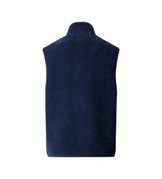 Hackett London colete de pelúcia teddy lrc marinho