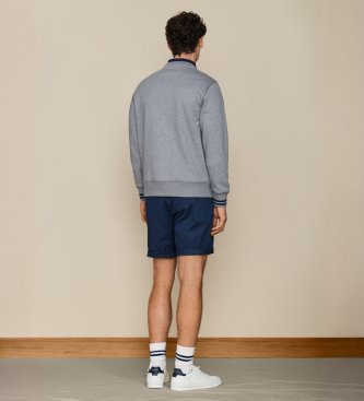 Hackett London Sweat Lrc Flag Crew gris