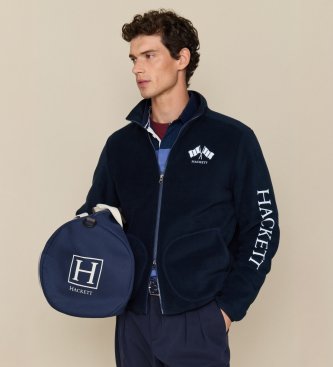 Hackett London Sweat polaire bleu marine