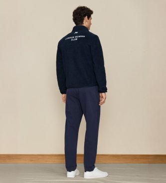 Hackett London Sweat polaire bleu marine