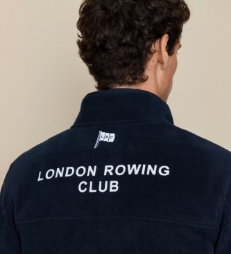 Hackett London Sweat polaire bleu marine